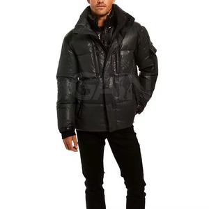 Chaqueta de Invierno Casual de Alta Calidad con Servicio OEM para Hombre, con Capucha, Transpirable y Ecológica, con Logotipo Frontal Acolchado - Product Image 6