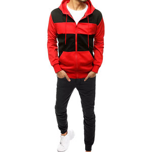 New Style Men's Zipper Tracksuits Custom Made Comfortable Fitted Men Sportswear 100% Cotton Fleece Jackets <b>Hoodie</b> & Sweatpants - Product Image 2