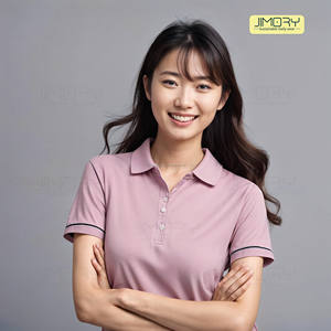 JE2007 vente en gros de vêtements T-shirt polo personnalisé avec tissus en velours côtelé Denim Batik élégance de style japonais hiver redéfini - Product Image 6