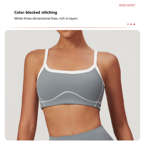 XW-DWX8838 Soutien-gorge de sport sans couture léger avec coussinets intégrés pour femme, idéal pour l'entraînement, le fitness et le yoga, dos nu, haute qualité, nouvelle mode, vente en gros - Product Image 2