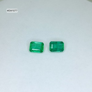 Nouvelle Arrivée 2026 – Émeraudes Zambiennes Grade 3A, Forme Octogonale, Paire de 2,07 ct, 2 Pièces, Vert Riche, Pierres Précieuses Naturelles Libres pour Bijoux Personnalisés - Product Image 3