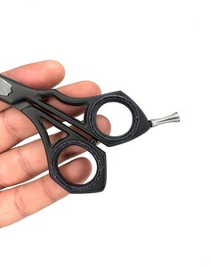 Premium Tegra Surgical Stainless Steel 4Cr13 Custom Right-Handed Barber Scissors Kit 28 <b>Teeth</b> Medium Handle for Thinning Cutting - Product Image 5