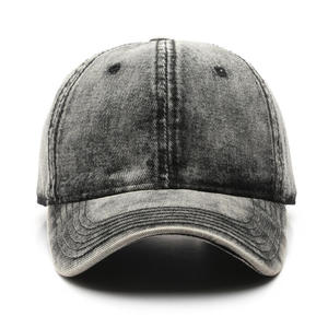 Casquette de baseball en coton brodée avec logo, 6 panneaux, haute qualité, pour hommes et femmes, style hip-hop, vente en gros à prix réduit - Product Image 2