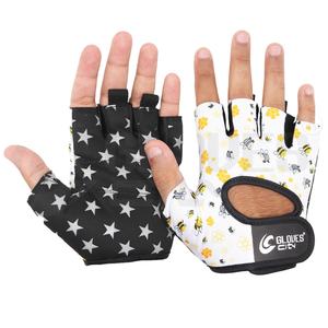 ถุงมือออกกำลังกายหนัง PU ทำจากโพลีเอสเตอร์สำหรับฝึกออกกำลังกาย - Product Image 1