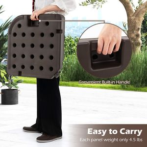 Base de sombrilla de patio de 20 pulgadas con plato para rellenar con agua o arena para tu espacio exterior - Product Image 5