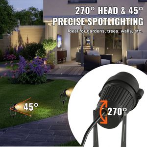 Luces LED de Bajo Voltaje de 6W para Paisajes, IP66 Impermeables, Focos para Jardín, Césped y Caminos, 2022 - Product Image 3