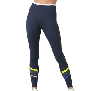 Leggings personnalisés en Spandex/Nylon respirants, antibactériens, taille haute, longueur cheville, pour toutes les saisons - Product Image 1