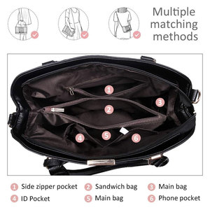 Bolsos de Mano para Mujer, Bolsos de Lujo a la Moda, Bolsos de Mano de Cuero Patentado, Bolsos Cruzados de Hombro para Mujer - Product Image 5