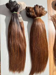 Meilleure offre de cheveux raides en os brut 100% Extensions sans enchevêtrement Extensions de cheveux alignés avec des cuticules vierges non transformées au prix le plus bas - Product Image 3