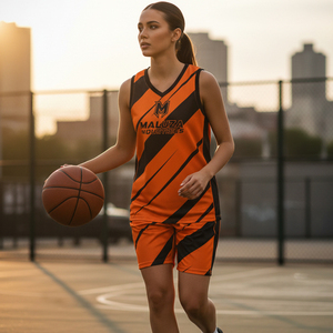 Ensemble d'uniformes de basketball sublimés haute performance, légers, à séchage rapide, pour hommes, vêtements d'entraînement de basketball, design personnalisé - Product Image 6