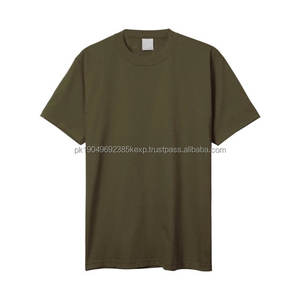 T-shirts pour hommes Super Max Heavyweight à col rond, tricotés, 100% coton, respirants, séchage rapide, style streetwear - Product Image 5