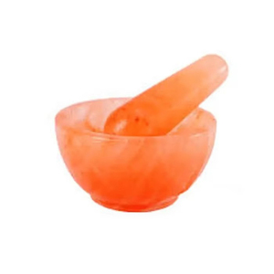 Mortier et pilon en sel rose de l'Himalaya, sculpté, courbé, couleur naturelle, personnalisable, haute qualité, style antique, biologique, pour cuisine et culinaire - Product Image 3