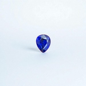 Anillo de zafiro azul profundo natural, piedra de zafiro suelta para joyería - Product Image 1