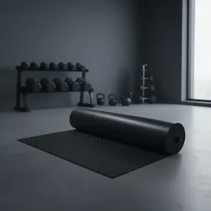 Tapete de Yoga Antideslizante Premium para Ejercicio en Casa, Gimnasio, Fitness, Entrenamiento, Tapete de Entrenamiento Acolchado y Duradero para Yoga, Pilates y Estiramiento - Product Image 2