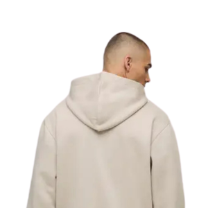 Sweat à capuche zippé personnalisé pour homme, coupe ample, en mélange de coton épais de qualité supérieure, épaules tombantes, style streetwear, fabricant OEM ODM - Product Image 4