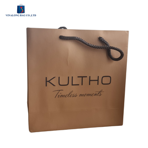 Sacs en papier personnalisés écologiques avec logo, vente en gros, emballage kraft pour le shopping, fabricant OEM, recyclables, approvisionnement en vrac - Product Image 4