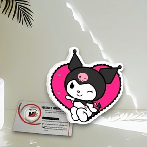 แผ่นแม่เหล็กติดขนตาปลอมลายคุโรมิ เฮลโลคิตตี้ รูปทรงสี่เหลี่ยมผีเสื้อ ประดับเพชร น่ารัก เป็นมิตรกับสิ่งแวดล้อม เหมาะสำหรับฤดูร้อน สำหรับช่างต่อขนตา - Product Image 6