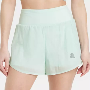 Pantalones Cortos Deportivos de Cintura Alta para Mujer, Marca BE DOT GARMENTS ENTERPRISES, 100% Algodón, Ecológicos, Transpirables, de Secado Rápido, con Botones - Product Image 1