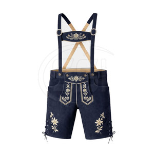 Shorts en cuir écologique de qualité supérieure pour hommes, confortables et décontractés, conçus pour les festivals et les fêtes - Product Image 2