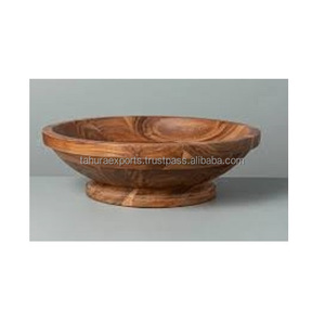 Bols de service en bois de qualité supérieure pour la décoration de table à manger disponibles au prix de gros dans la conception standard - Product Image 4