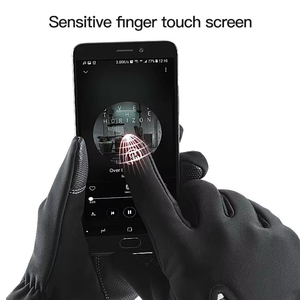 Waterproof Knitted Winter Gloves All Weather Ultra Grip Glove Crosspoint Waterproof Knit <b>Wool</b> Ski Gloves - Product Image 5