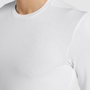 Camiseta de Moda para Hombre, 100% Algodón, Cuello Redondo, Manga Corta, Bordada, Anti-Pilling, 230g, Personalizada, Talla Grande, Microfibra - Product Image 4