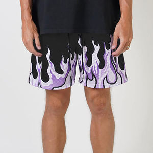 Custom Logo Basketball Shorts with Double-<b>Layer</b> Thick Mesh Fabric Cotton Style Cargo Solid Pattern Sublimation Printed Mesh - Product Image 3