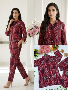 Conjunto Salwar Kameez de Diseñador para Mujer, Marca Hania Aamir, en Algodón, Corte Palazzo de Pierna Ancha y Ajuste Delgado, con Bordado Intrincado de Lentejuelas Zari, para Fiestas de Invierno - Product Image 6