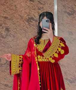 Vestidos de Novia Afganos de Alta Calidad, a la Moda, para Mujer, Tallas Personalizadas, Corte en A, Encaje, Manga Larga, Bordados, Largos - Product Image 4