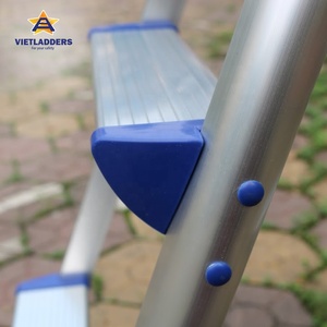 Super Quality A-Shape 2x6 Aluminium Steel Foldable <b>Ladder</b> EN131 Certified for Modern Industrial & Household Outdoor Home Use - Product Image 3