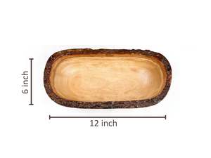 Tazón Multiusos de Madera de Acacia, Hecho a Mano, Tazón Grande para Desayunos, Bocadillos, Sopas, Frutas y Decoración del Hogar - Product Image 6