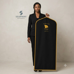 NCBW Sorority Women's Dustproof Garment Bag Red <b>Gold</b> Suit Cover Hanging Closet Organizer Travel <b>Clothes</b> Storage Bag - Product Image 5