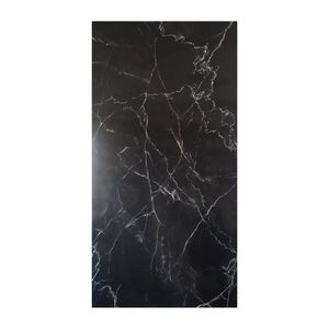 High Glossy 600x1200mm Black Tiles with Multi Colour Veins Export Quality GVT PGVT Porcelain Tiles Black tiles with multi colour - Product Image 1
