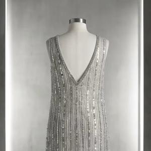 Vestido de Noche Corto de Lujo con Cuentas Hechas a Mano, Vestido de Fiesta Mini con Lentejuelas, Vestido de Cóctel Elegante sin Mangas Personalizado para Mujer - Product Image 2