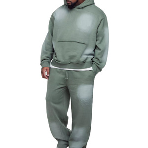 Conjuntos Deportivos para Hombre, Estilo Sunfade, Invierno, Ecológicos, Forro Polar 100% Algodón, Tejido Transpirable Premium, Atuendo Casual para Hombres a la Moda - Product Image 1