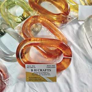 Cadenas de resina personalizables de gran tamaño y colores claros, disponibles en varios colores. - Product Image 5