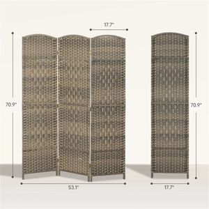 3 Foldable Privacy Room <b>Partition</b> <b>Screens</b> for Dividing Spaces - Product Image 6