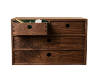Vente en gros de porte-documents de bureau multifonctionnel en bois massif de qualité supérieure, à 3 niveaux, fabriqué à la main