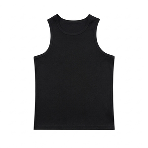 Débardeur de sport pour hommes en gros, sans manches, respirant, tricoté, séchage rapide, personnalisé, haute élasticité, coupe en I, pour musculation et lutte - Product Image 1