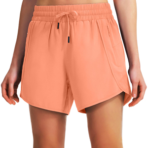 Shorts de course athlétiques pour femmes OEM, légers, extensibles, avec poche, pour l'entraînement physique, les séances d'entraînement et les activités de plein air - Product Image 1