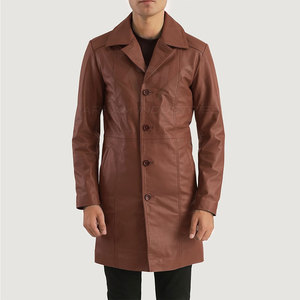 Manteau en cuir de style moderne, qualité supérieure, coupe confortable et matière durable - Product Image 4