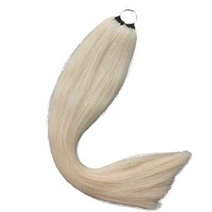 Extensions de cheveux humains vierges Remy de qualité supérieure, lisses, micro-boucles, couleur gris ombré, vente en gros - Product Image 5