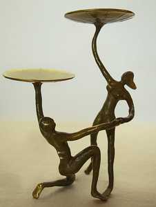Candelabro de Aluminio con Diseño de Árbol Floral, Hecho a Mano y Ecológico, Portátil y Duradero, Decoración para el Hogar, Modelo Curio Dancing Couple - Product Image 3