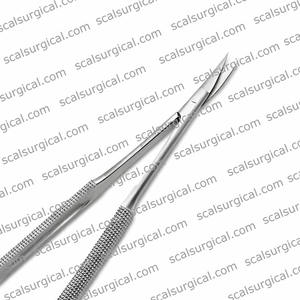 Juego de microcirugía Castroviejo de 3 piezas: Portaagujas recto, pinzas y tijeras para oftalmología y cirugía plástica - Product Image 3