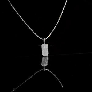 Pave Moissanite <b>Dog</b> Pendant 925 Sterling Silver Rhodium Plated Iced Round Cut Diamond Customizable Weight Unisex Hip Hop Jewelry - Product Image 5