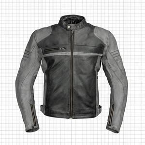Chaqueta de Cuero Transpirable para Motociclismo con Paneles Elásticos, Equipo de Protección para Motociclistas, Chaqueta Profesional de Cuero Vacuno para Motociclismo - Product Image 1