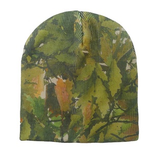 Camouflage Beanie 100% Acrylic <b>Computer</b> Knitted Unisex Adult Size 56-58CM Outdoor Casual Winter Hat - Product Image 1