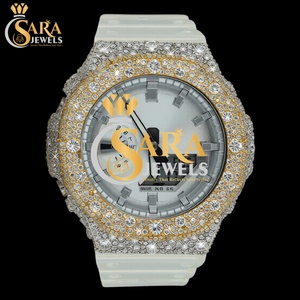 Nuevo Reloj Mecánico de Lujo con Correa de Goma y Diamantes de Moissanita, Caja Cuadrada Estilo Antiguo, Elegante y Moderno para Negocios - Product Image 3