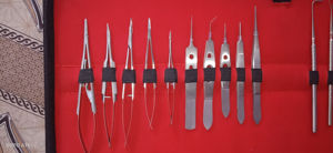 Kit de 30 instruments chirurgicaux ophtalmiques microscopiques pour chirurgie lacrymale DCR, en acier inoxydable, manuel, pour hôpital - Product Image 5