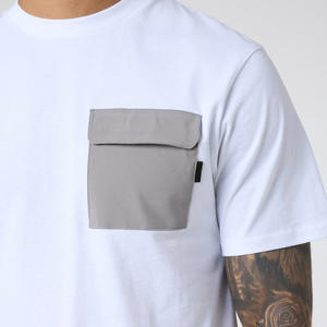 Ensemble personnalisable léger pour homme : T-shirt uni et short en tissu éponge doux, style hip-hop, tailles variées, imprimé, prix raisonnable - Product Image 6